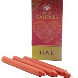 Vela Bujía ritual GREEN TREE Amor-rojo